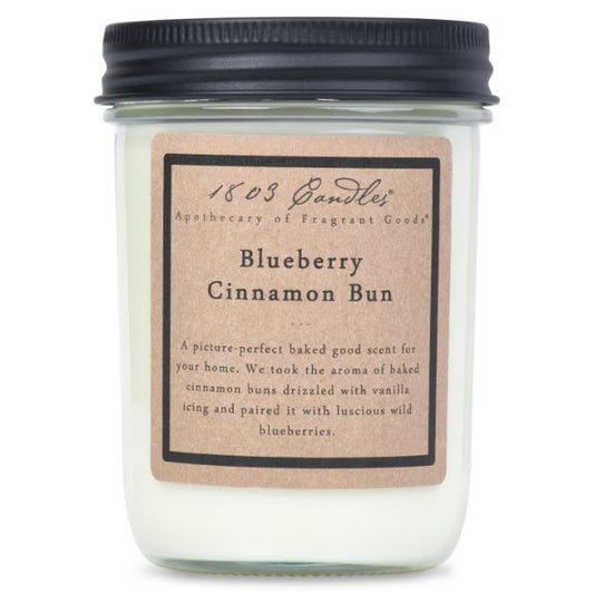 Blueberry Cinnamon Bun Jar Candle