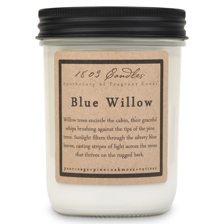 Blue Willow Candle