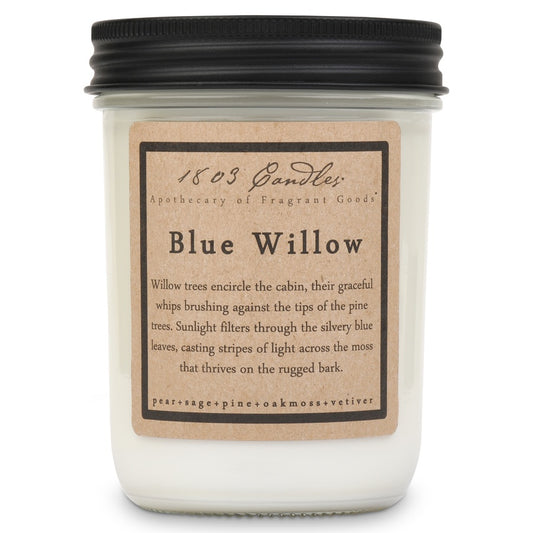 Blue Willow Candle