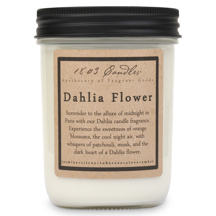 Dahlia flower Candle