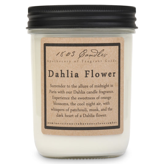 Dahlia flower Candle