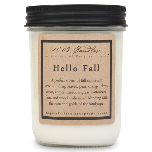Hello Fall 14oz Jar Candle