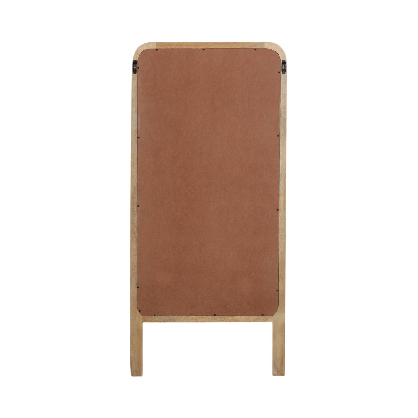 Mirror - Brown Wood Glass Full-Length Leaner Footed, 60 in.