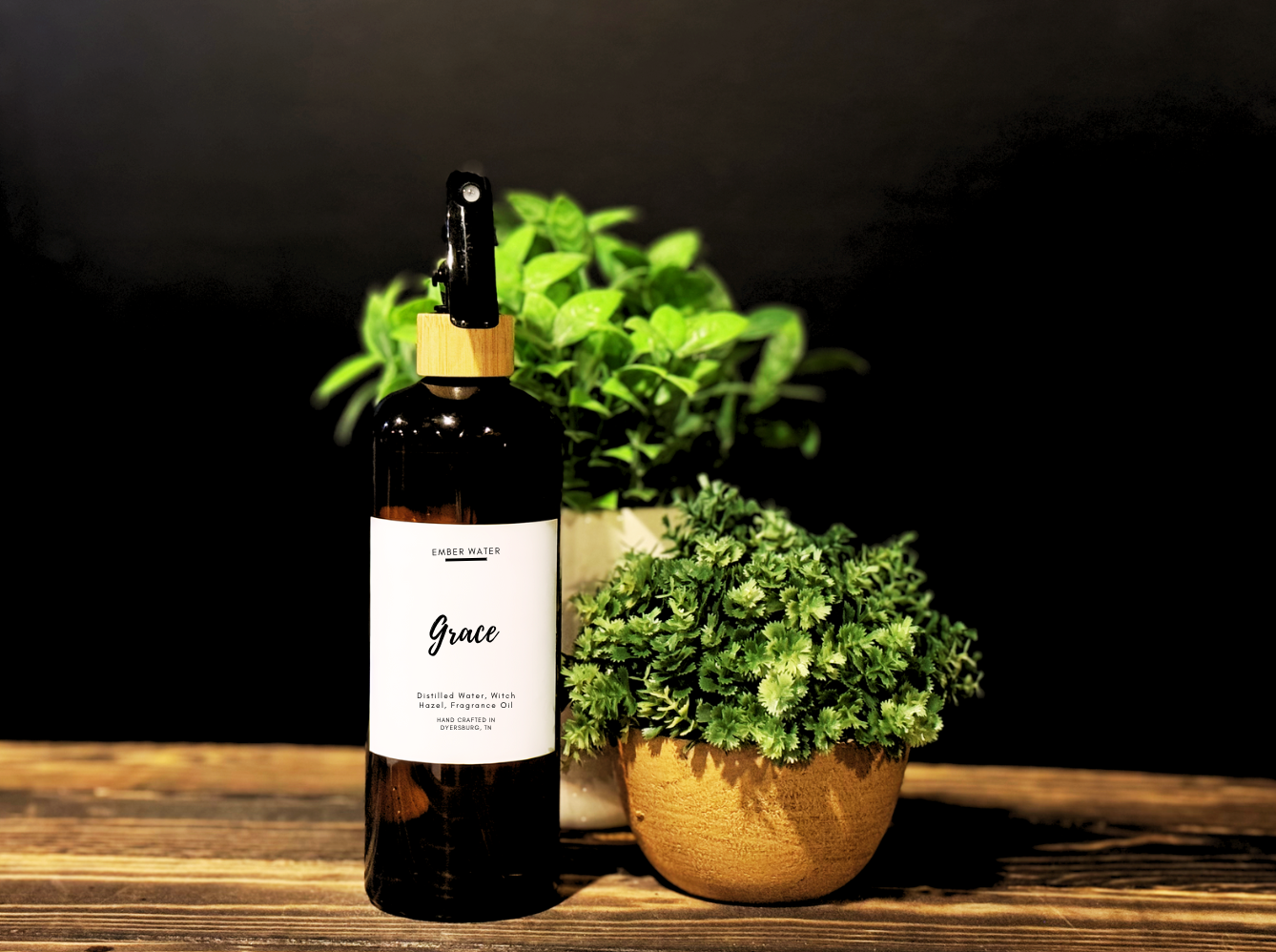 Grace Room + Linen Spray: Black