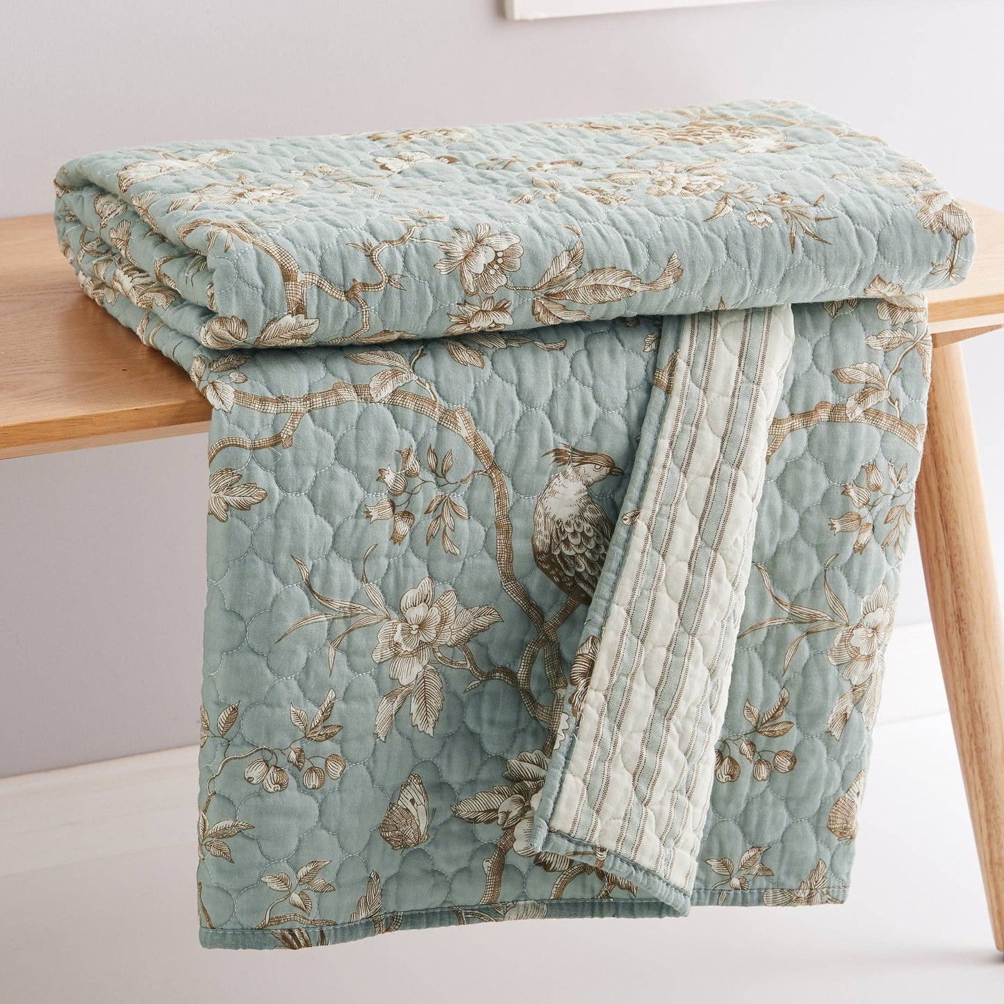 Lyon Teal Throw Blanket