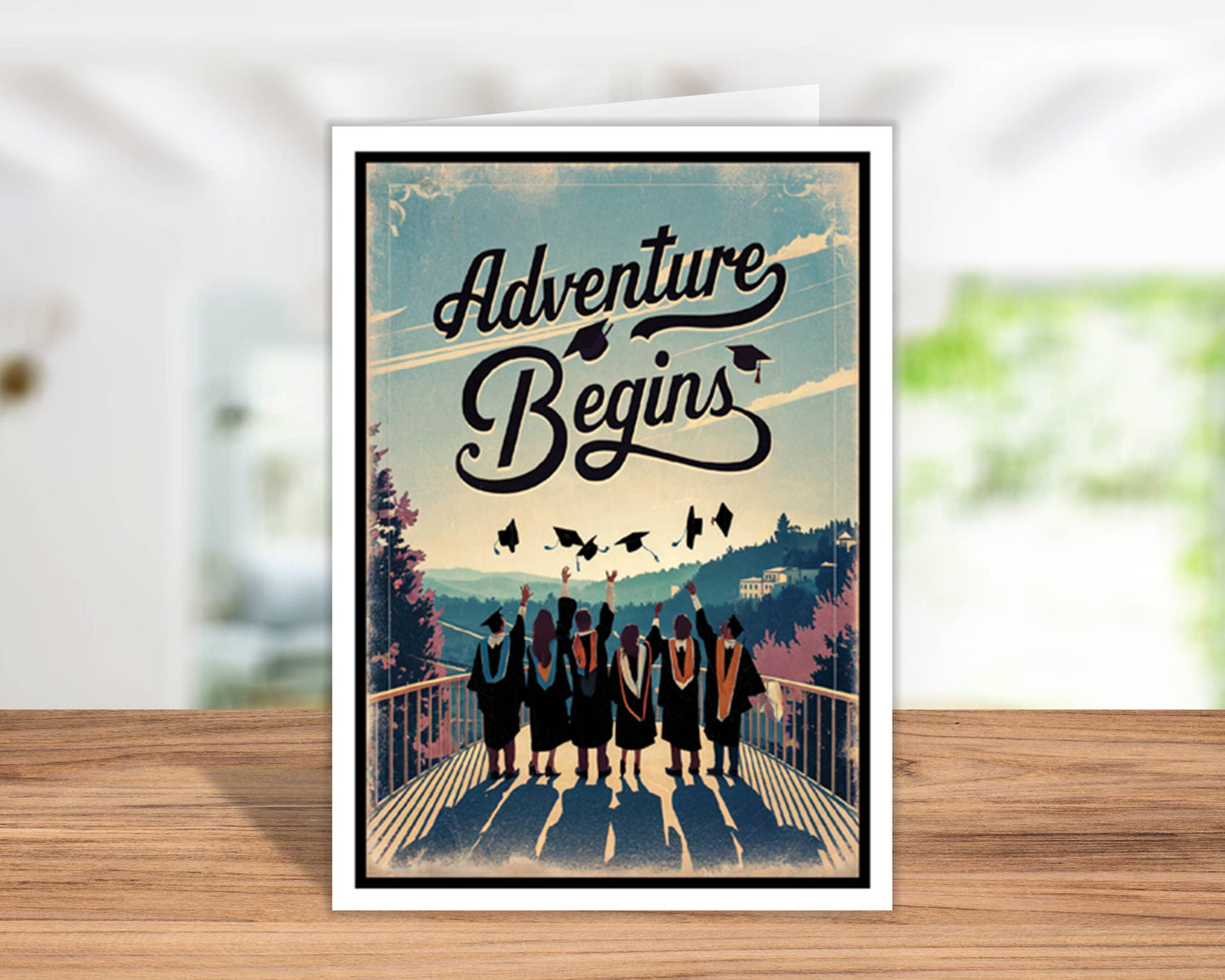 Adventure Begins  Graduation Card Graduation Gifts