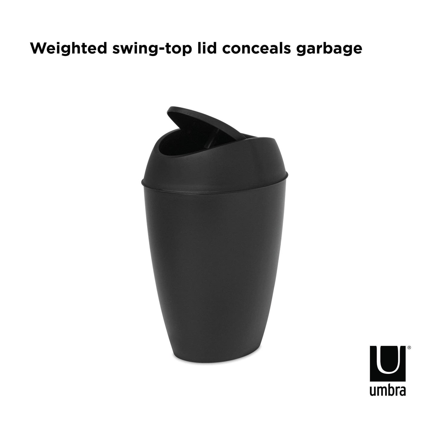 Twirla Trash Can, 2.4 G: Light Grey