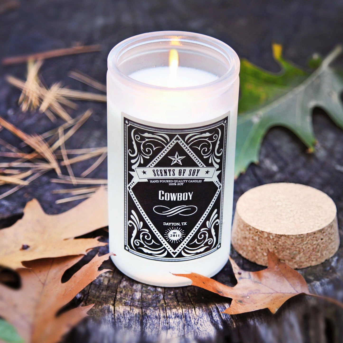 True Cowboy Rustic Soy Candle