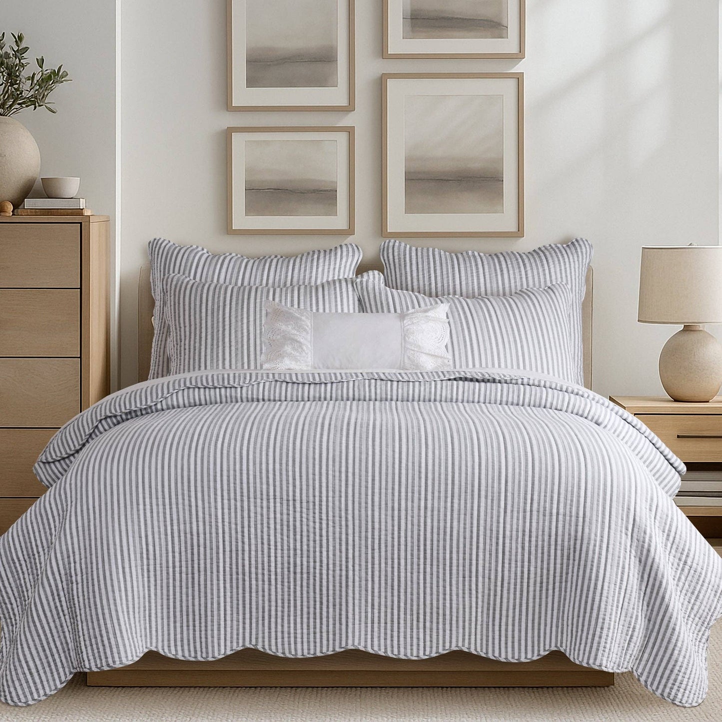 Martha Stripe Euro Sham Set of 2