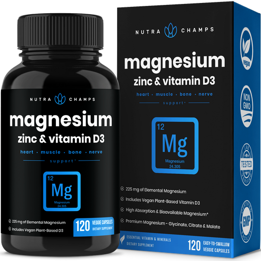 Magnesium, Zinc & D3 Capsules