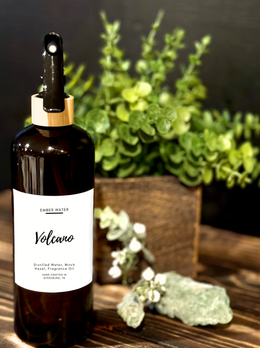 Volcano Room + Linen Spray: Black