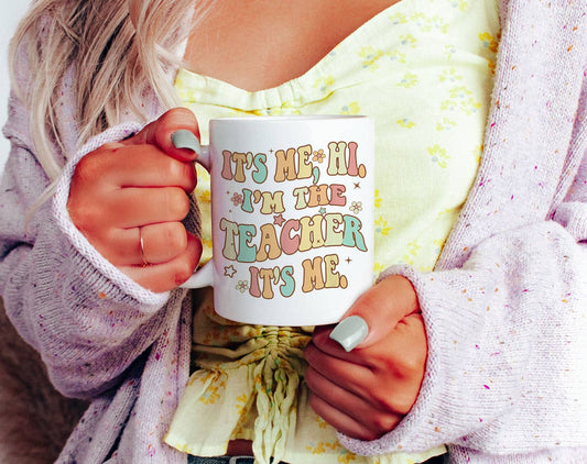 I'm The Teacher -  Back To School Coffee Mug KTJ07: 11oz White