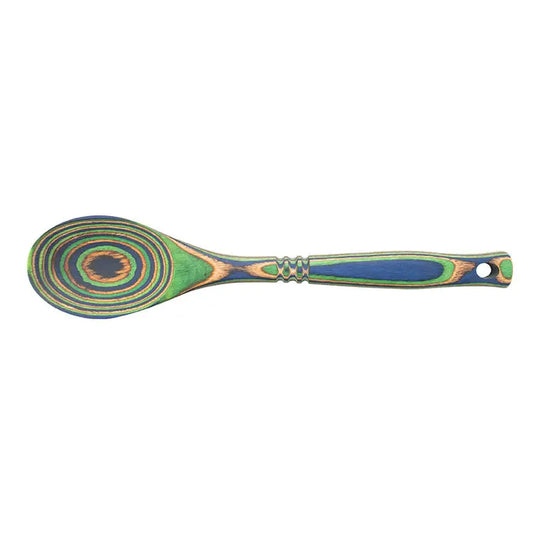 12" Peacock Pakka Spoon