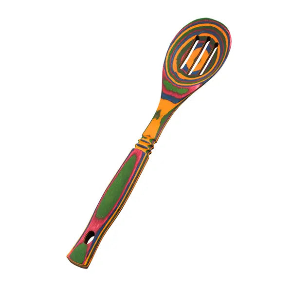 12" Rainbow Pakka Slotted Spoon