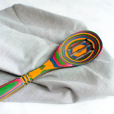 12" Rainbow Pakka Slotted Spoon