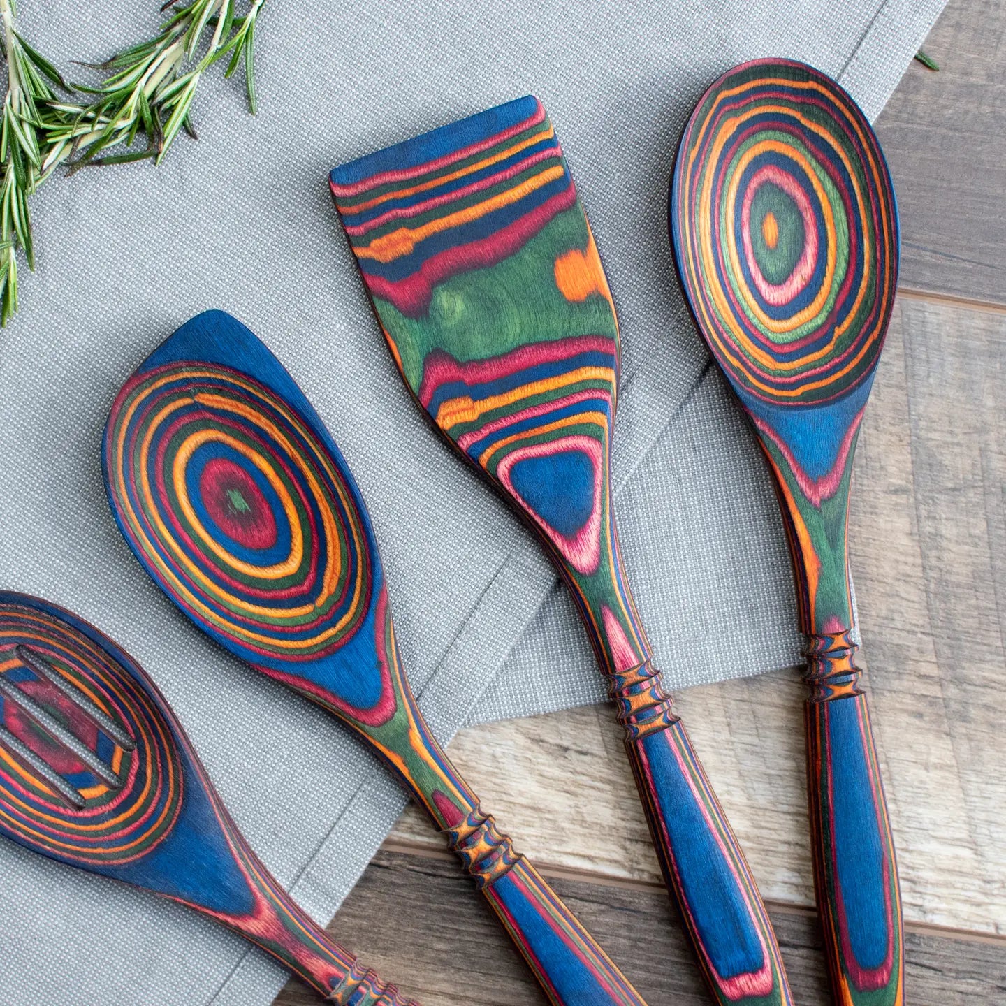 12" Rainbow Pakka Slotted Spoon