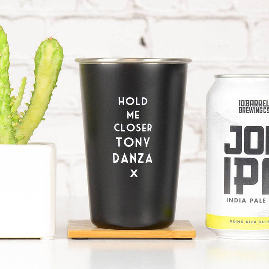 Hold me closer Tony Danza... Misheard Lyrics Pint Glass.