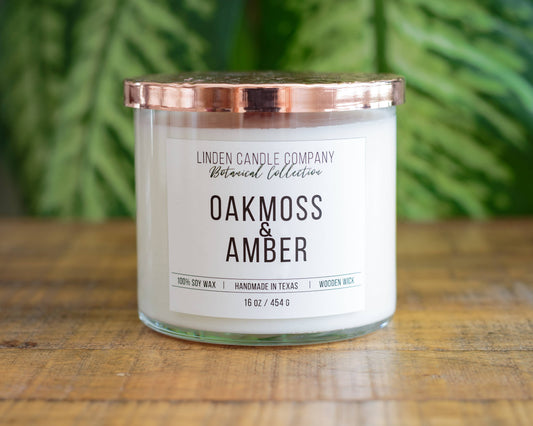 Oakmoss & Amber Natural Soy Candle