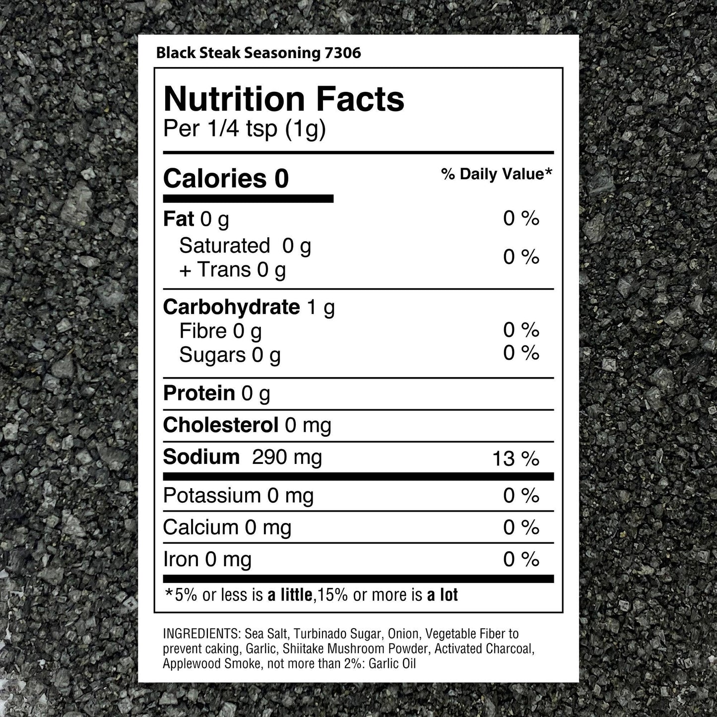 Black Steak Seasoning - 5.9 oz Shaker Jars