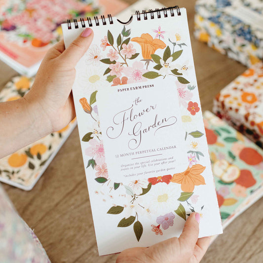 The Flower Garden Celebrations 12-Month Perpetual Calendar