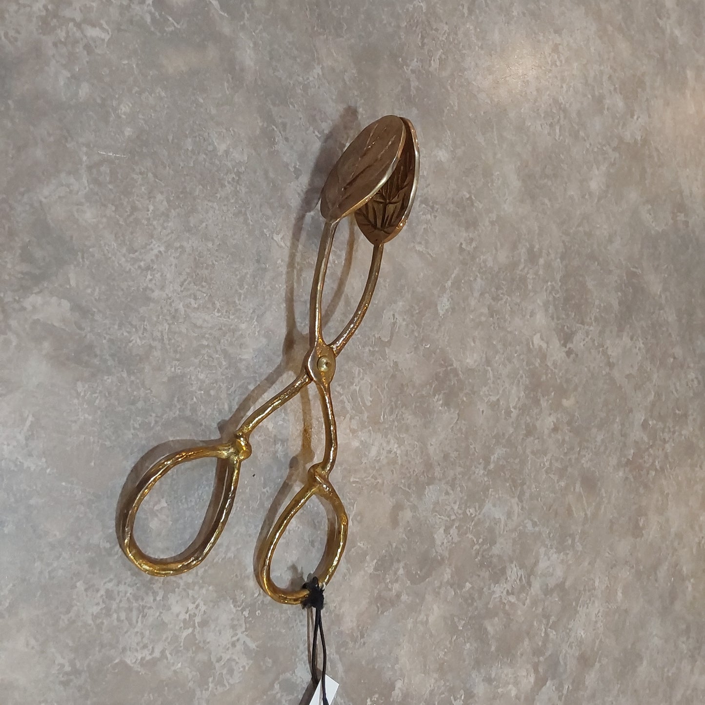 Brassy Gold Leaf Tongs