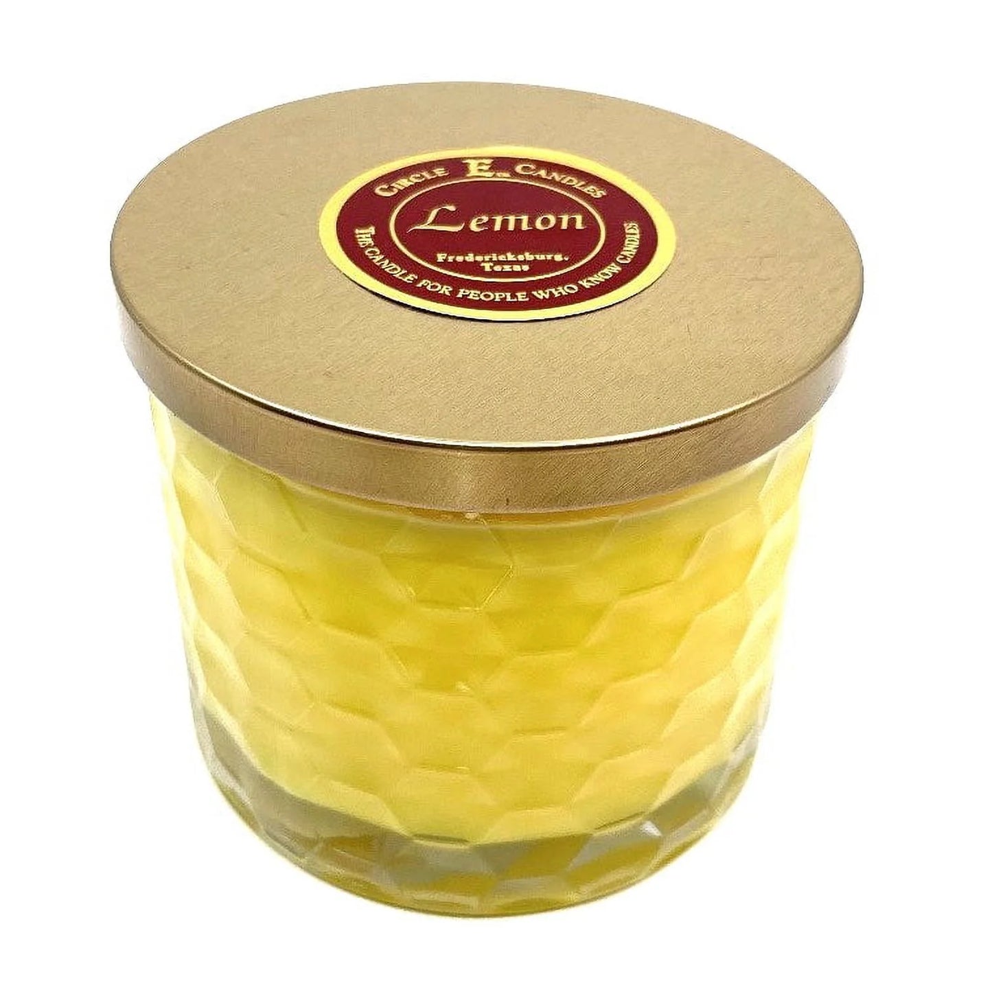 17oz Lemon Round Candle