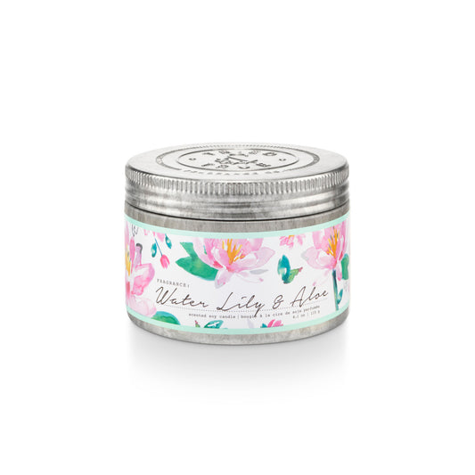 Tried & True Water Lily & Aloe Small Tin Candle