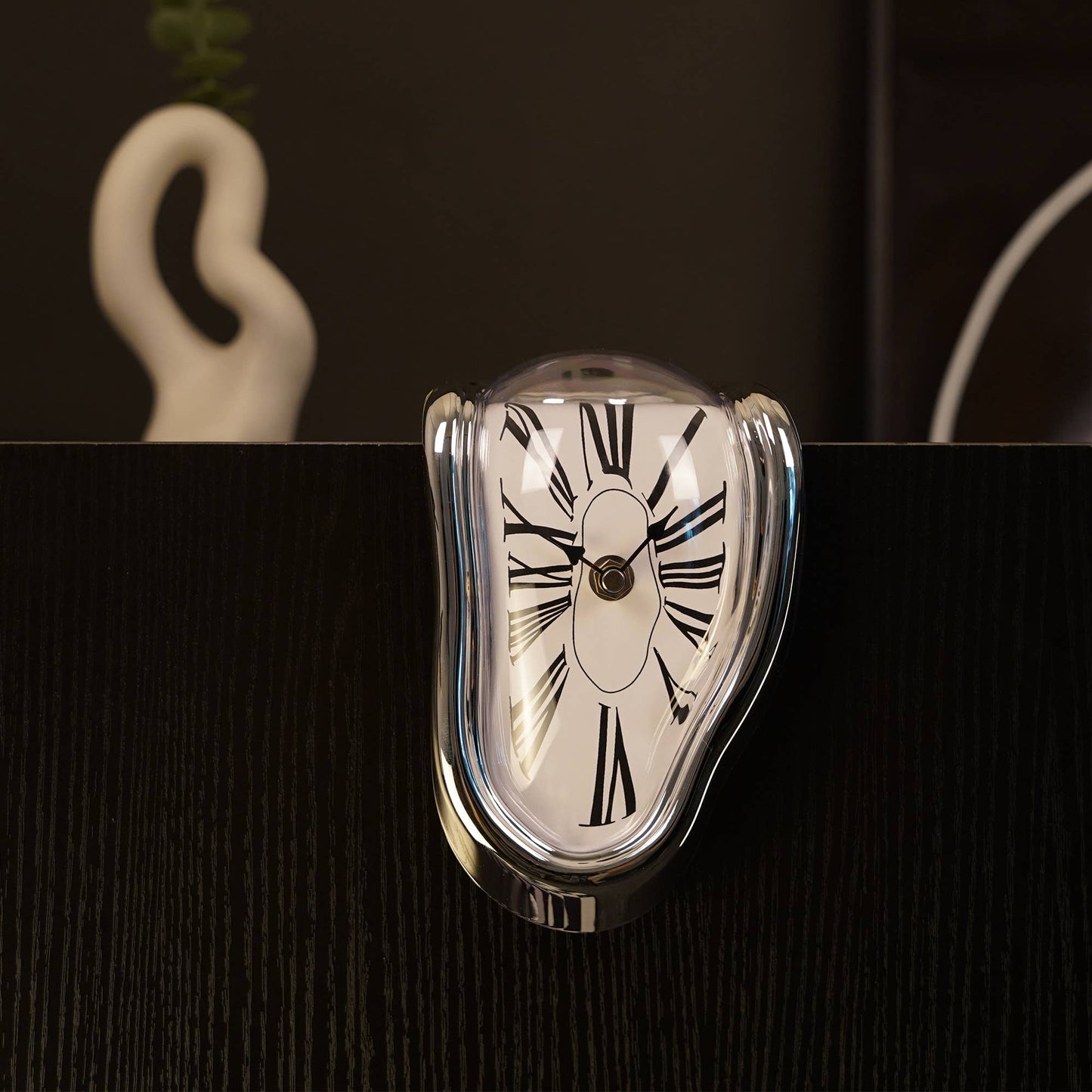 DALI MELTING CLOCK: Black