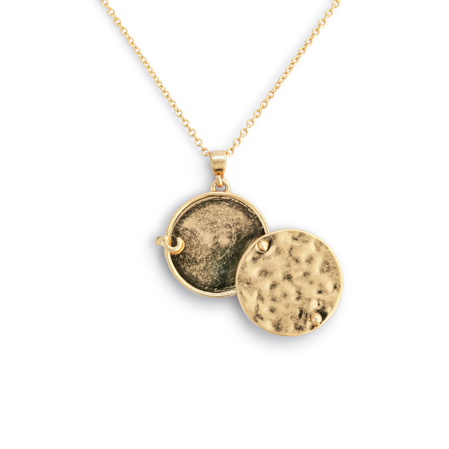 Love you Locket Necklace - Gold