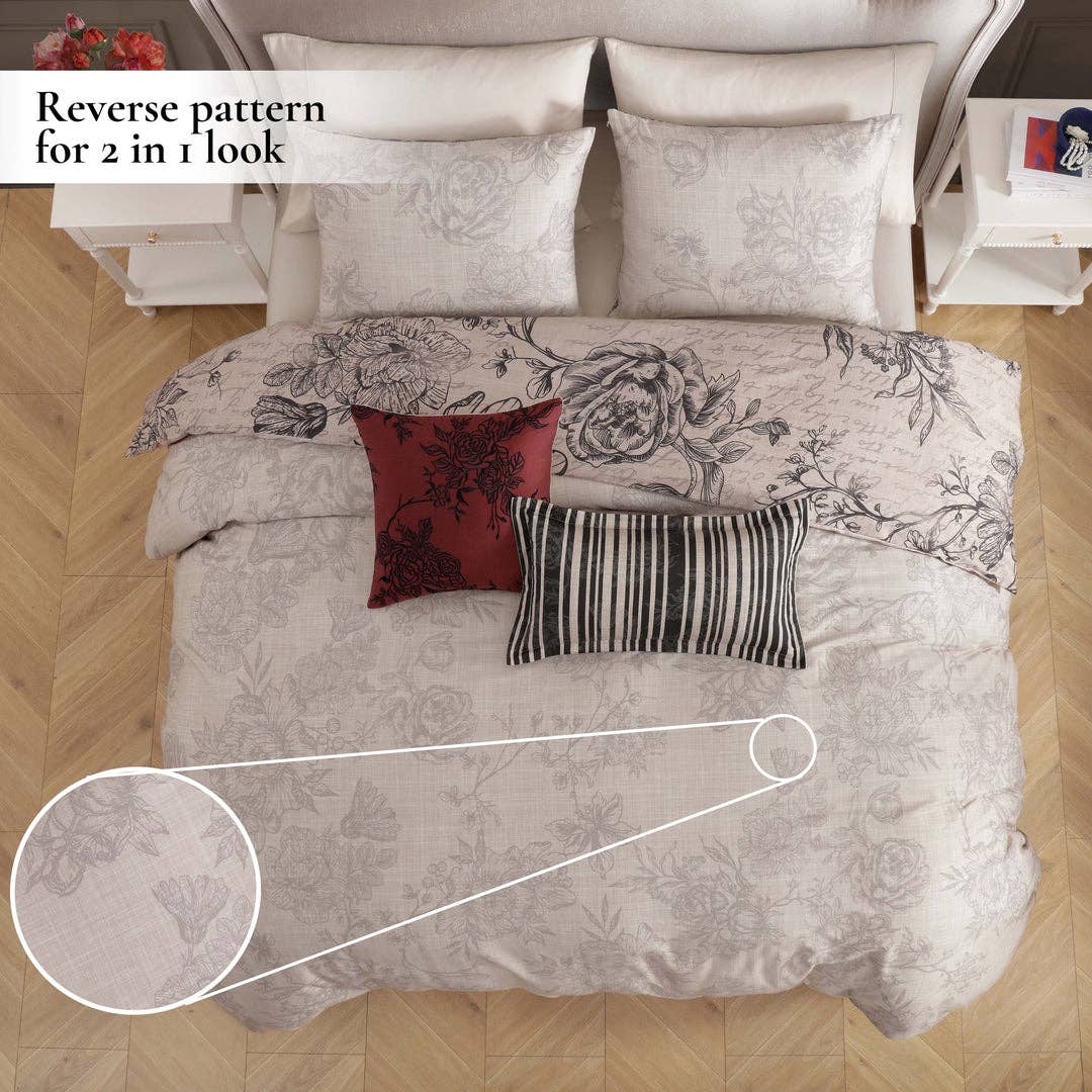 Serenova 5 Piece Reversible Comforter Set