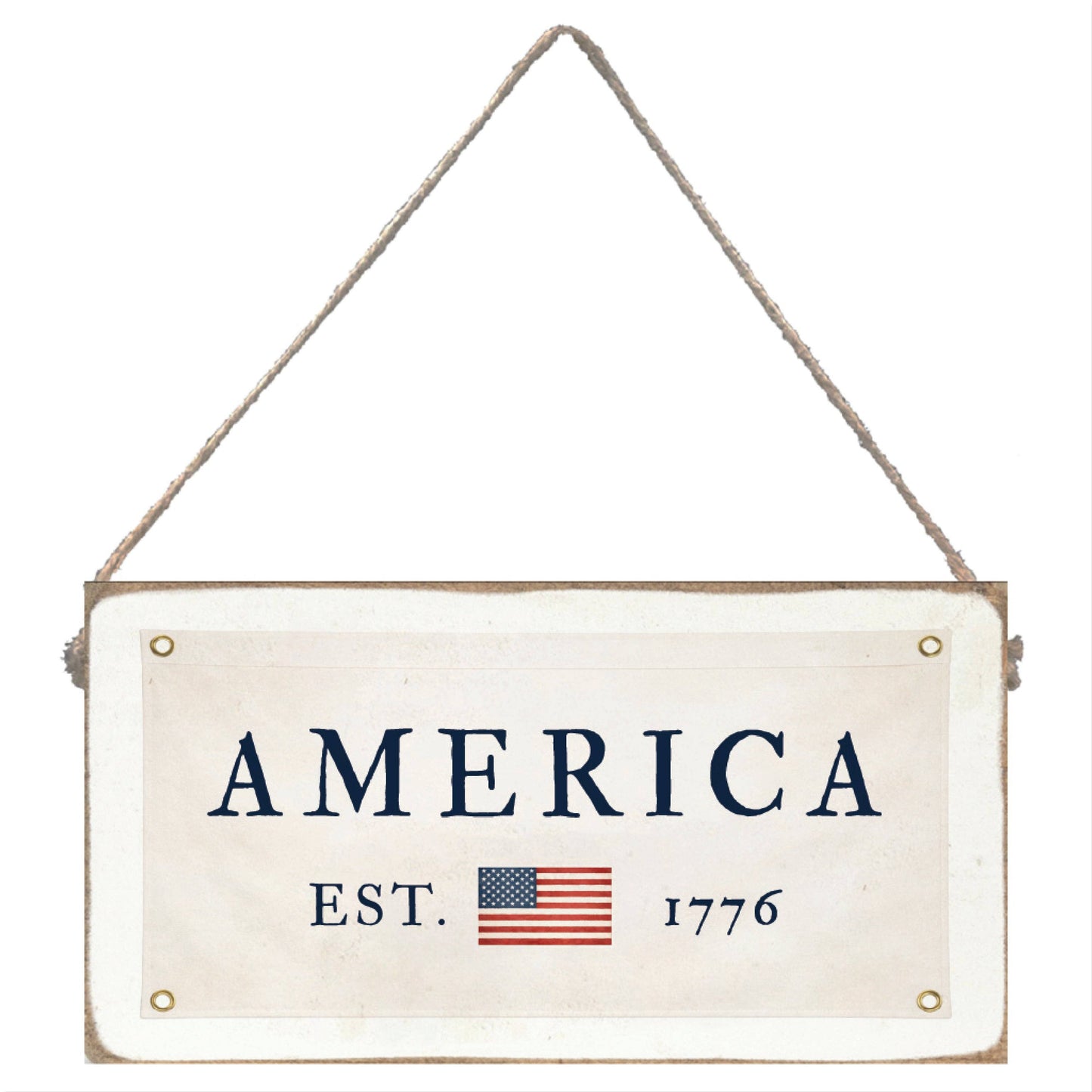 America Est 1776 Twine Sign
