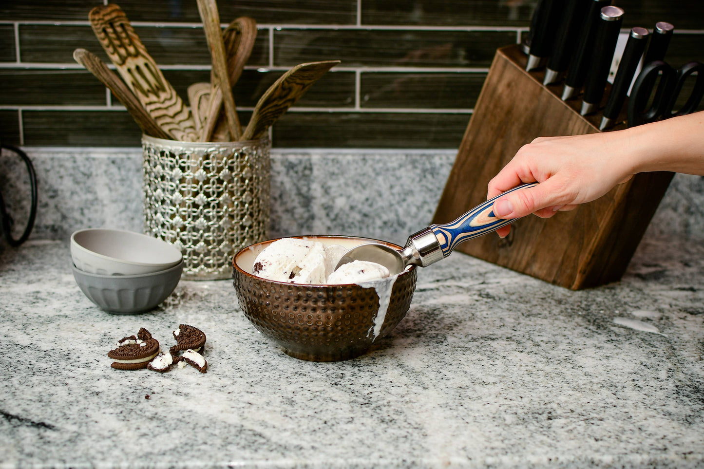 8.25" Blue Ice Cream Scoop