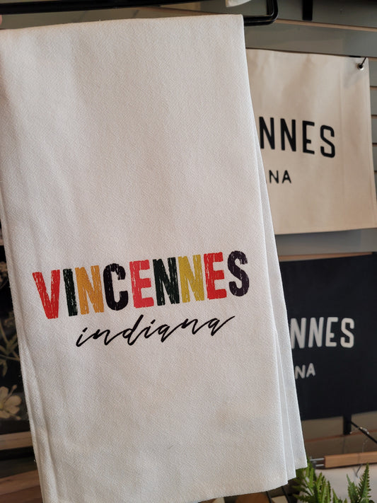 Vincennes Indiana Personalized Gift Towel