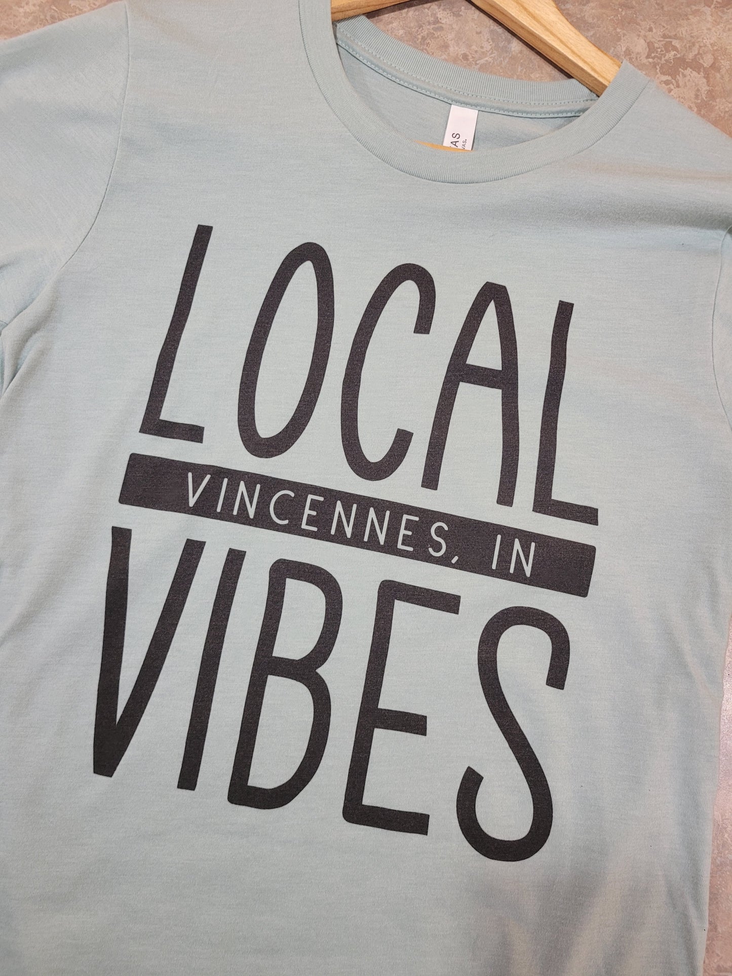 Custom Local Vibes Tee: L