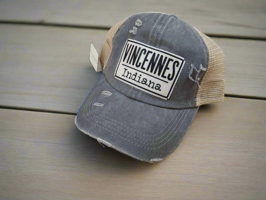 Vincennes Light Grey/Coffee Hat