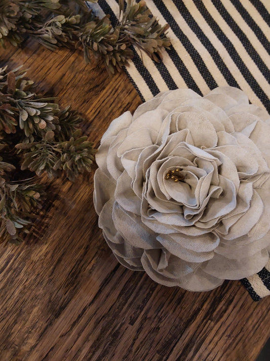 Recycled Fabric Floral Wall Art