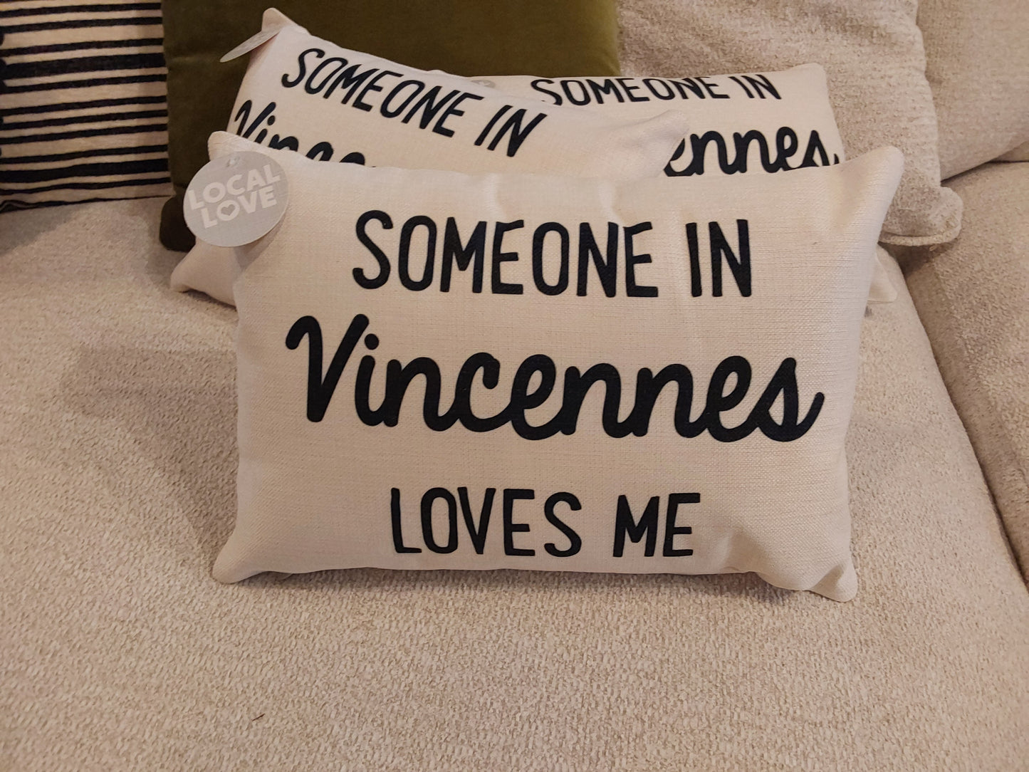 Vincennes Lumbar Pillow - Someone Loves Me