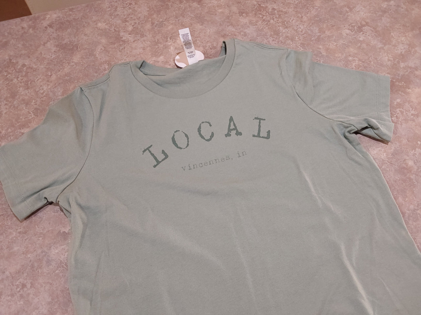 Vincennes Indiana   Short Sleeve T-Shirt: Light Sage / Women's