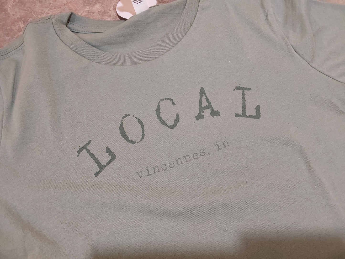 Vincennes Indiana   Short Sleeve T-Shirt: Light Sage / Women's