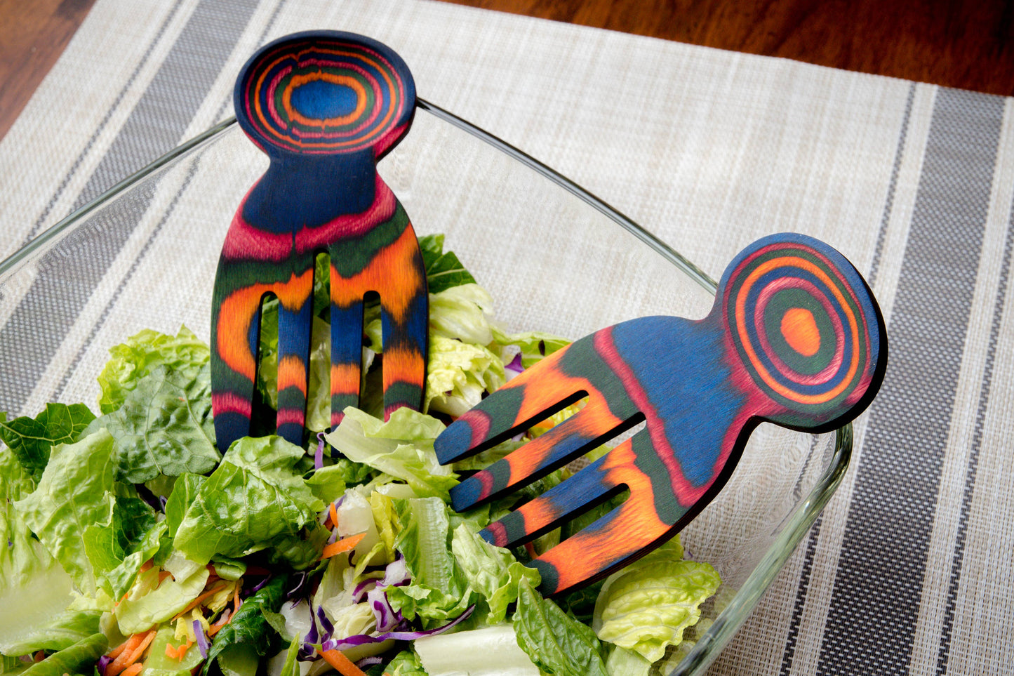 5" Rainbow Pakka Salad Hands