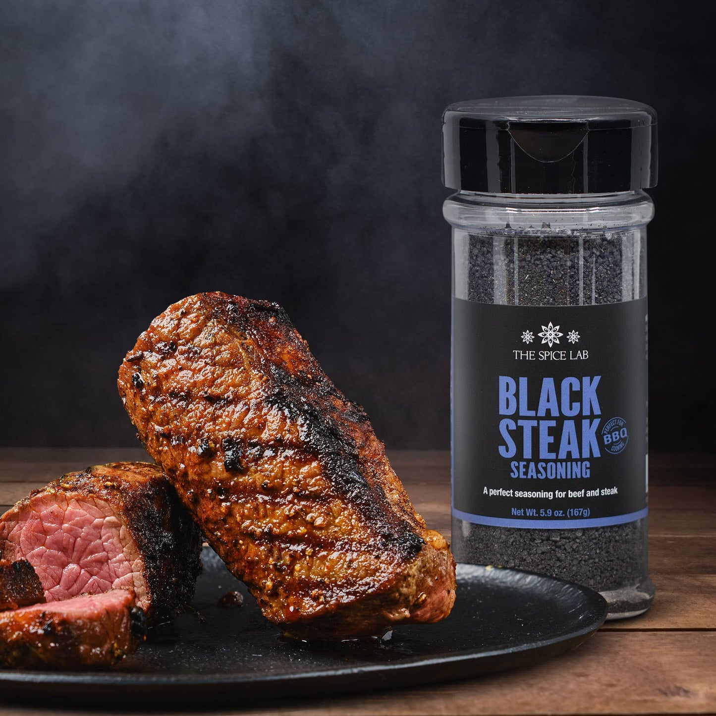 Black Steak Seasoning - 5.9 oz Shaker Jars