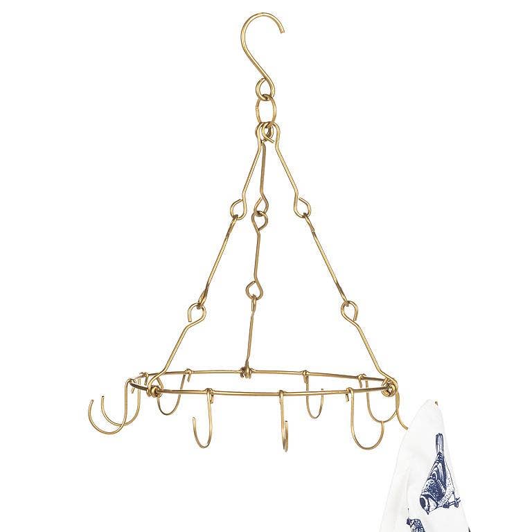 Round Hanger with 9 Hooks-13"D