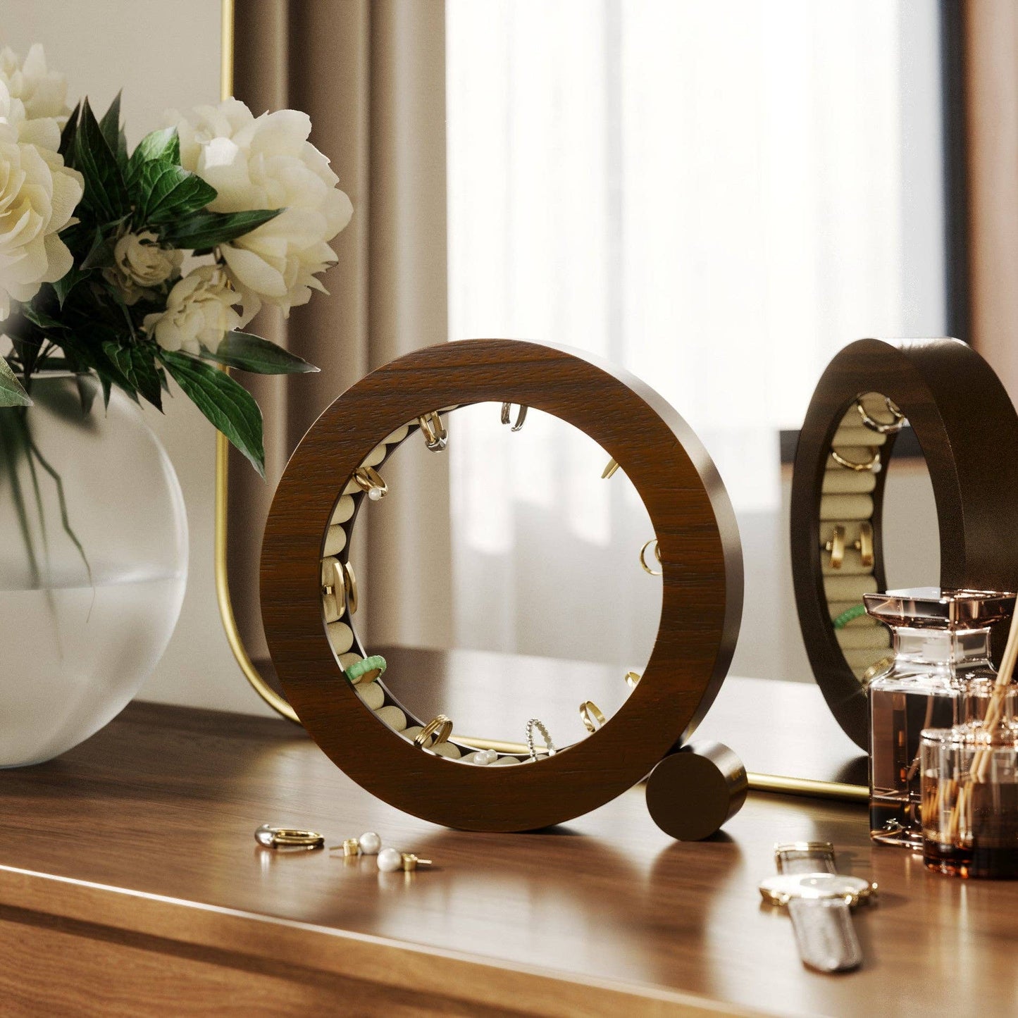 Ferris Jewelry Organizer: Natural