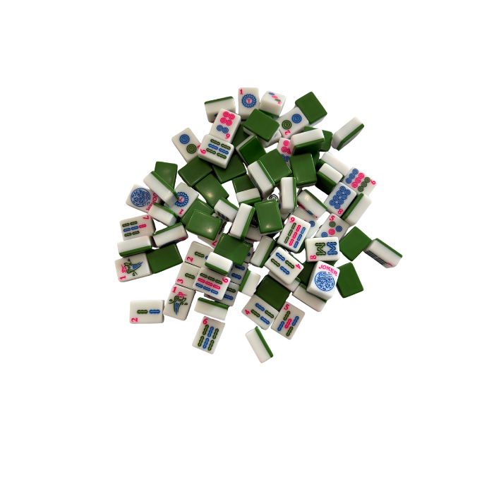 Mahjong Studios – American Mahjong Tile Set Green Tiles - Forest Silk