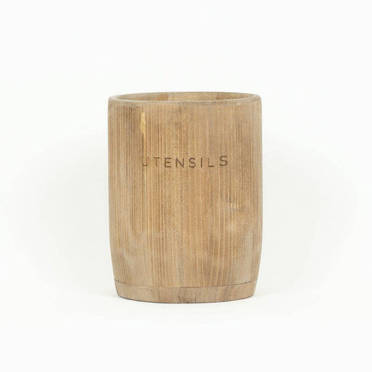 5x7x5 wood cup (UTENSILS) natural ORGANIZE