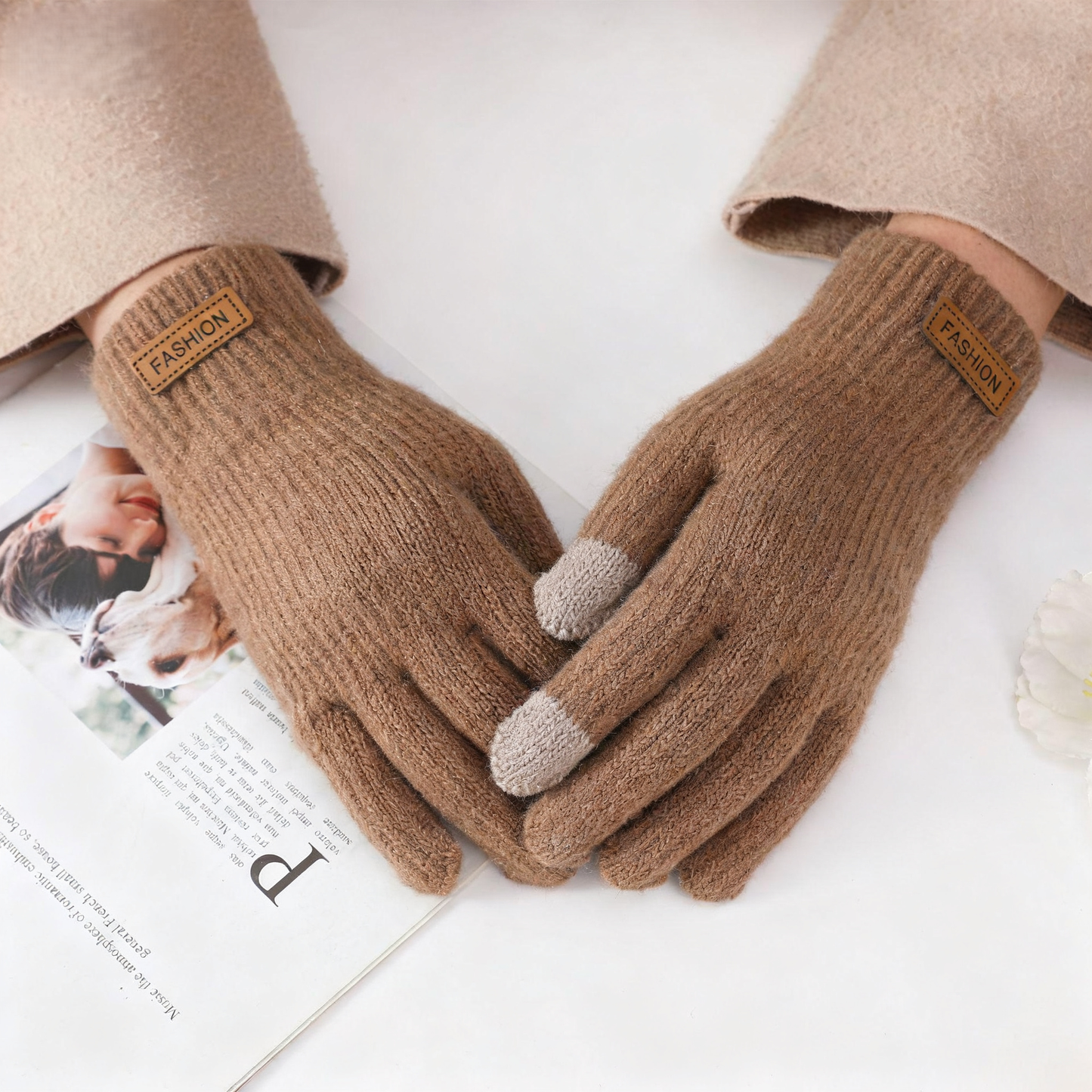Fashion Vintage Touchscreen Gloves