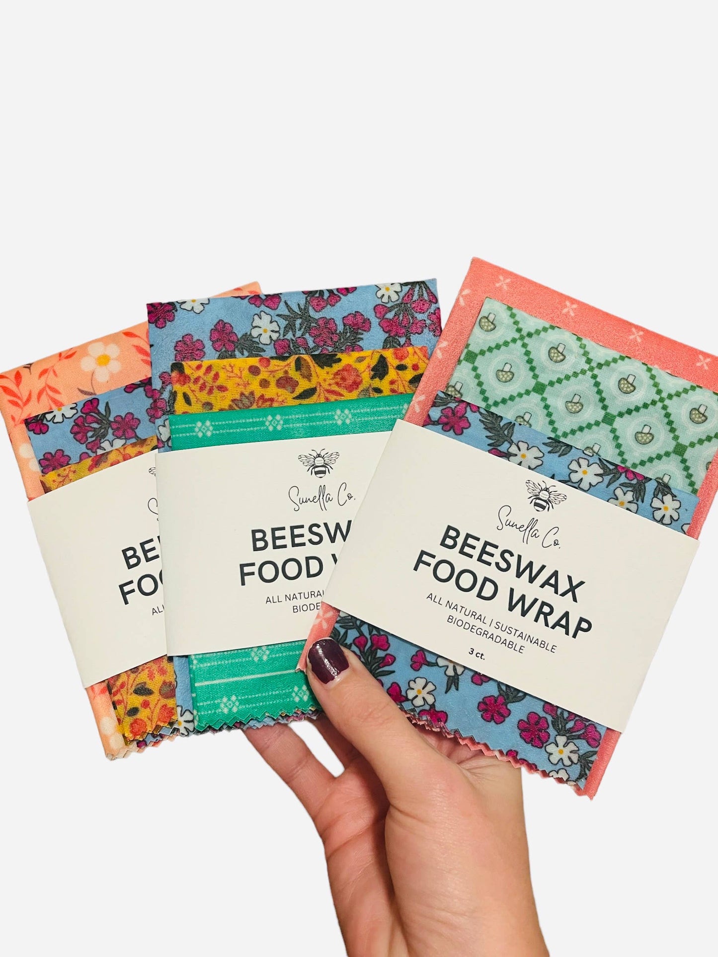 Beeswax Wraps: Three Pack