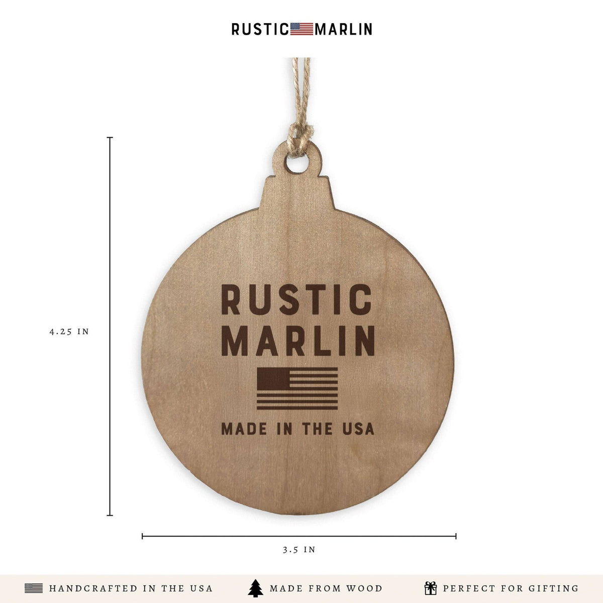 Holiday Village Personalized Ornament