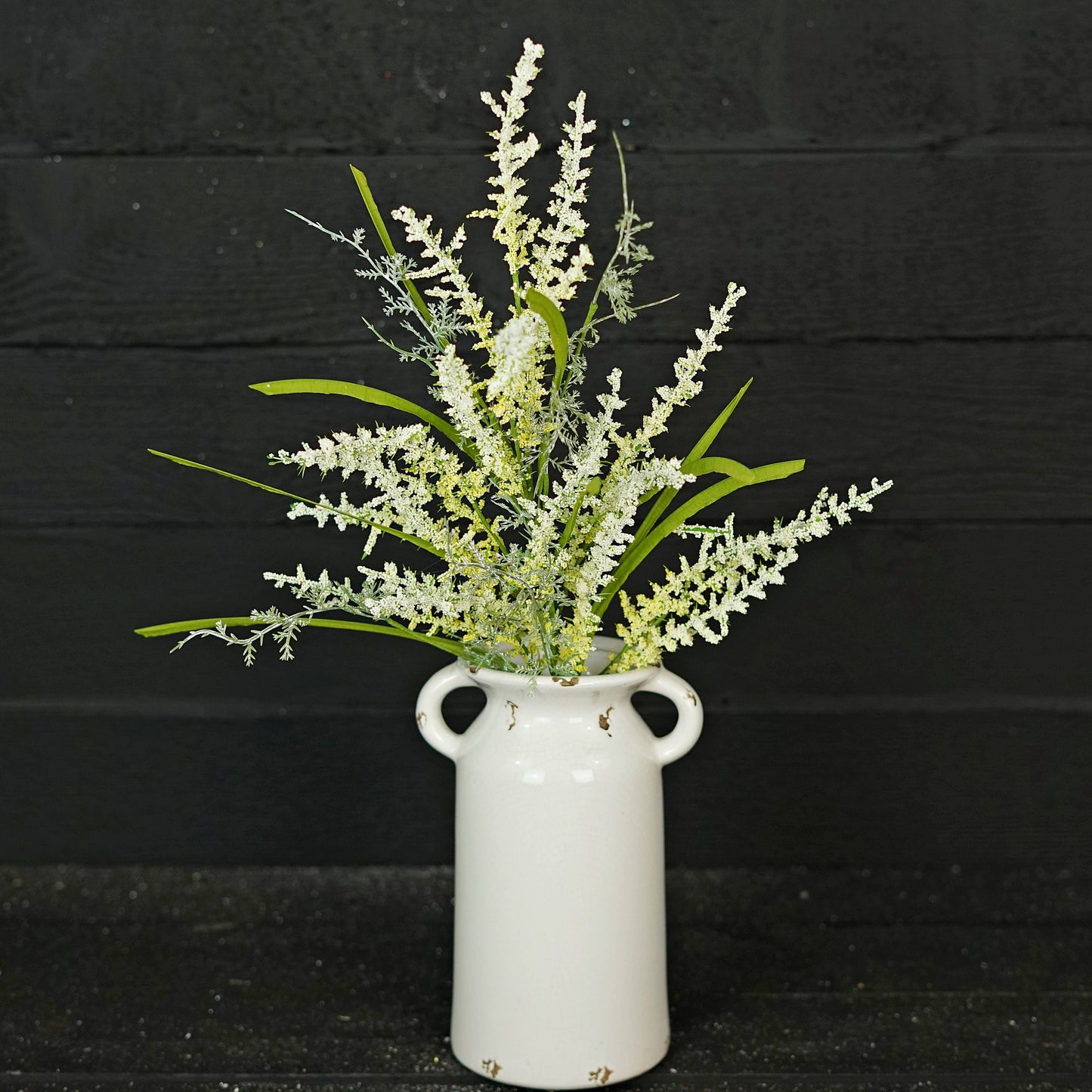 35310- 24in Millet Heather Bush-Cream yellow