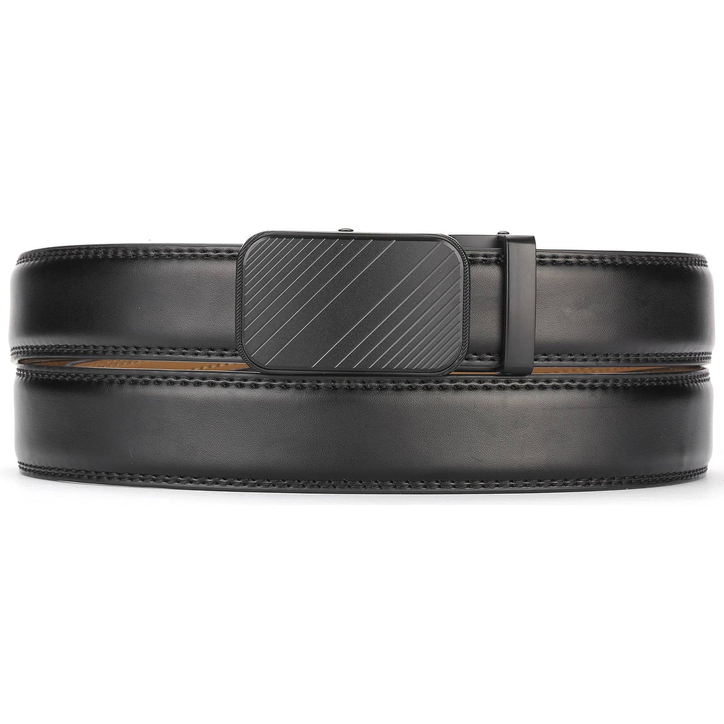 Modern Striped Ratchet Belt
